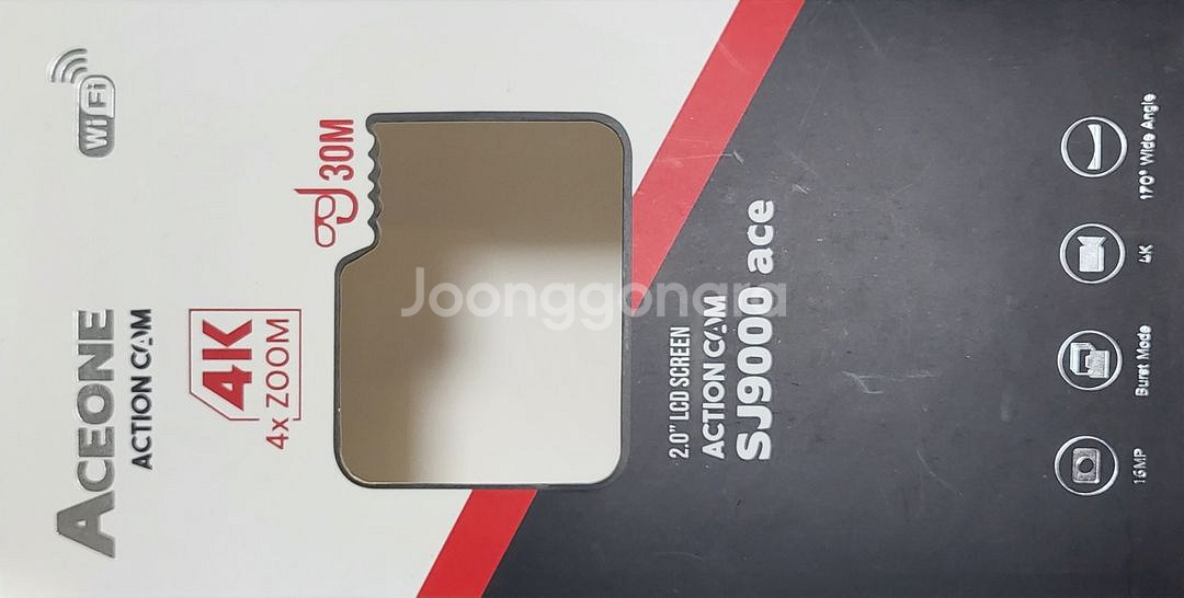 짭프로 액션캠 팝니다 구성품 풀박 sj9000 ace--2