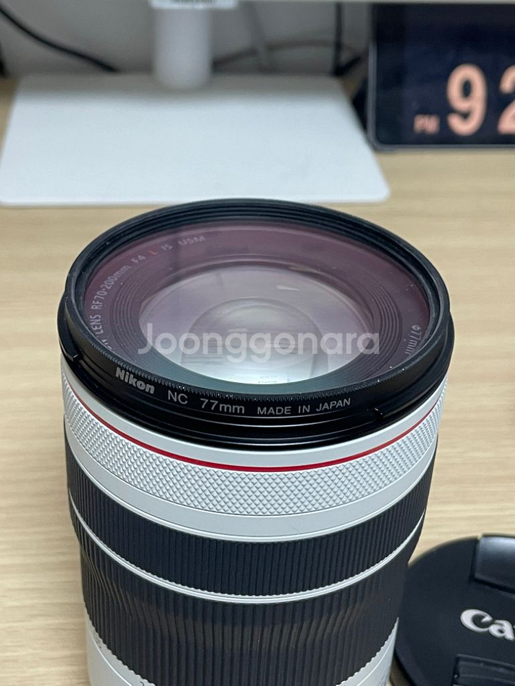 캐논 RF 70-200 F4 L 정품 후드 포함 단품--4