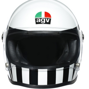 AGV X3000 인빅터스 화이트 블랙 헬멧 새거