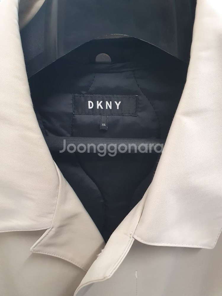 DKNY 트렌치코트 베이지 XXL 110사이즈 내피있음--3
