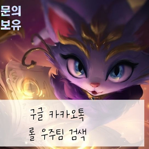 롤 우주팀 티어 올리기 듀오 쌩배 배치 문의