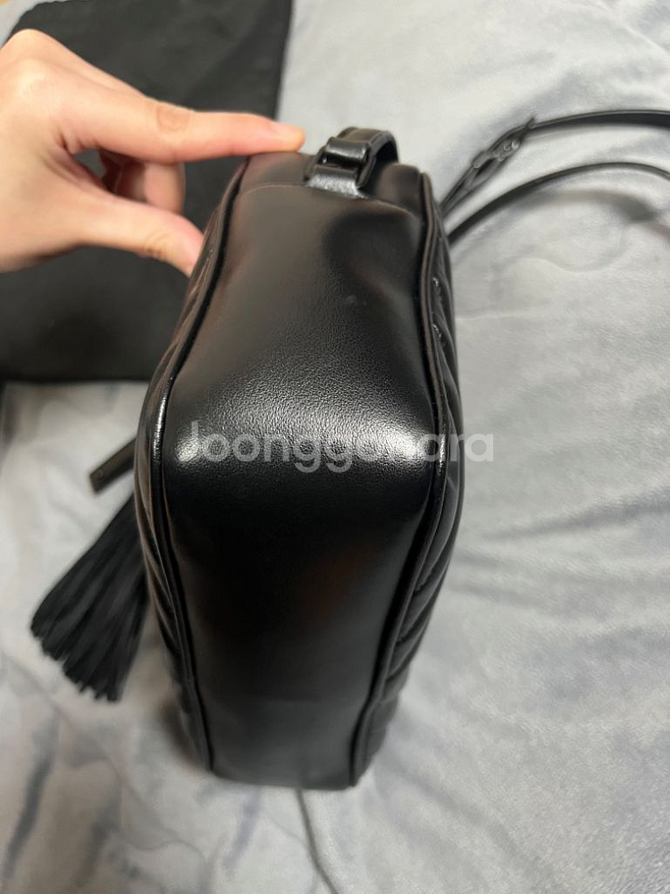 생로랑 루 카메라백 흑장--4