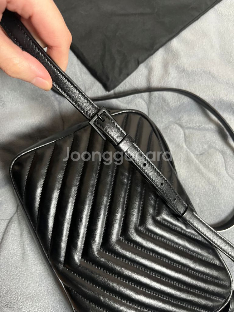 생로랑 루 카메라백 흑장--6