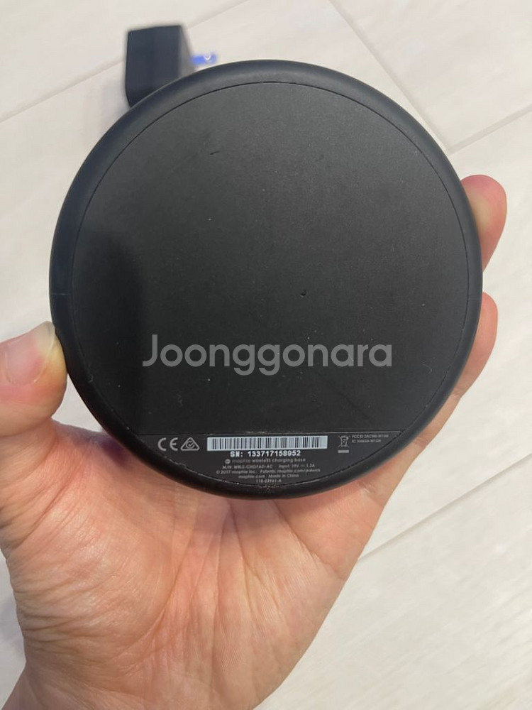 mophie 7.5w 고속무선충전 패드 110v 직구제--2