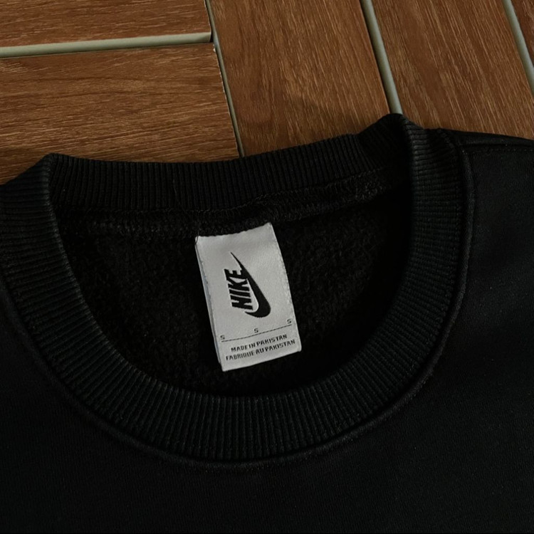 나이키 NRG 크루 플리스 맨투맨 블랙 S--3