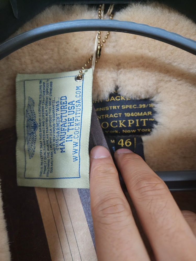 콕핏 Z2109W 톰하디 무스탕 46사이즈--1