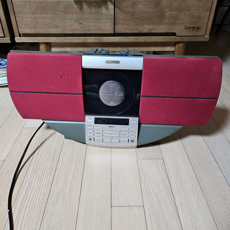 삼성 윙고 cd플레이어 라디오 레트로--2