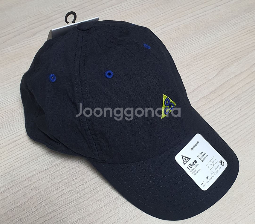 나이키 ACG 드라이핏 헤리티지86 블랙 스냅백 새제품--0