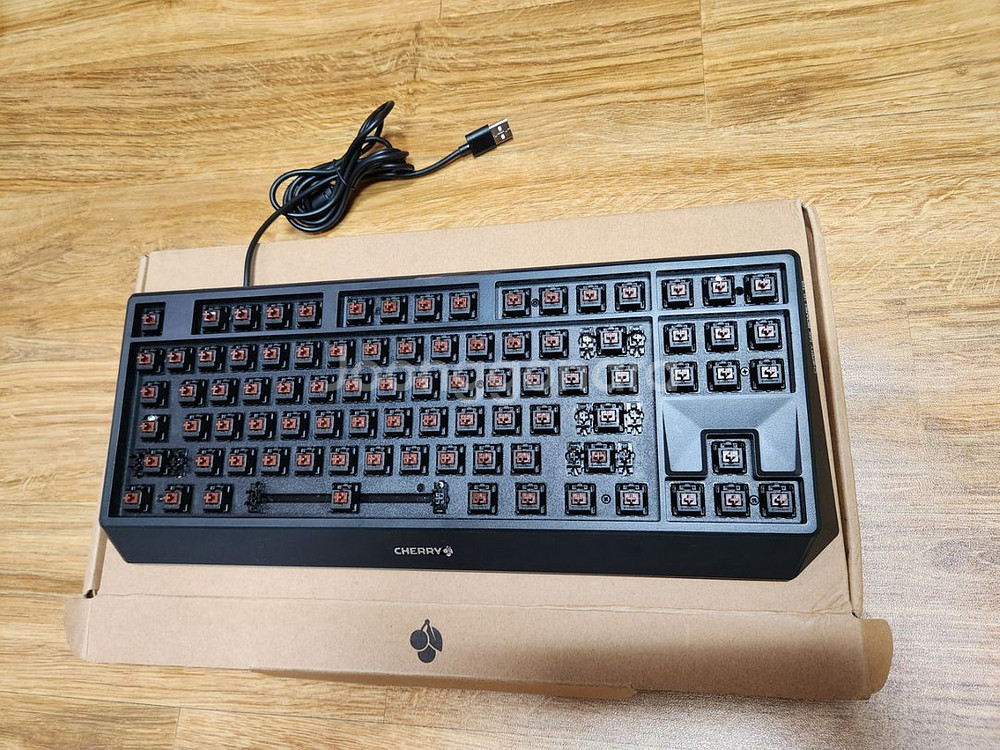 체리키보드 MX 1.0 TKL (키캡제외)갈축 키보드--2