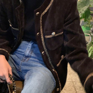에이치모드/제작상품/코듀로이 자켓/브라운색상