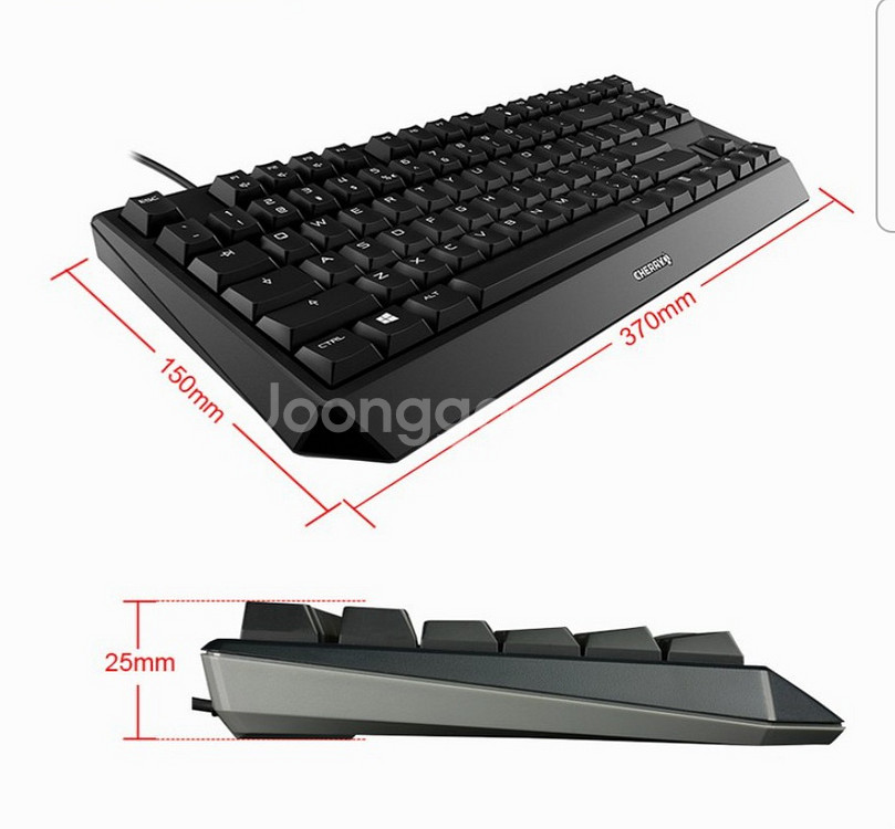 체리키보드 MX 1.0 TKL (키캡제외)갈축 키보드--4