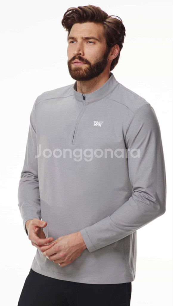 [공홈정품]PXG 1/4 집업 모크넥 긴팔티 2xl--1