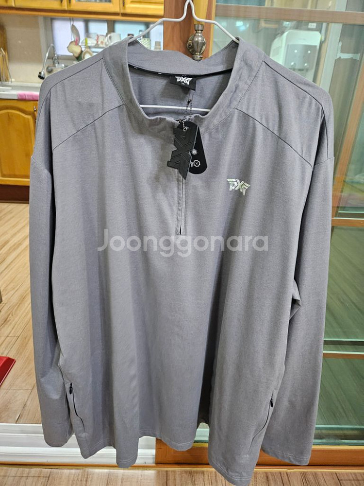 [공홈정품]PXG 1/4 집업 모크넥 긴팔티 2xl--5