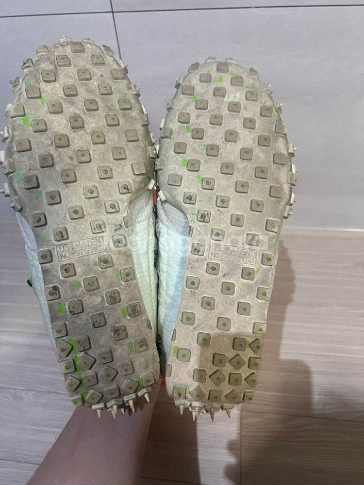 나이키 x 오프화이트 와플 레이서 화이트--3