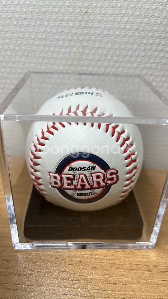 두산베어스 로고볼 소형 새상품--1