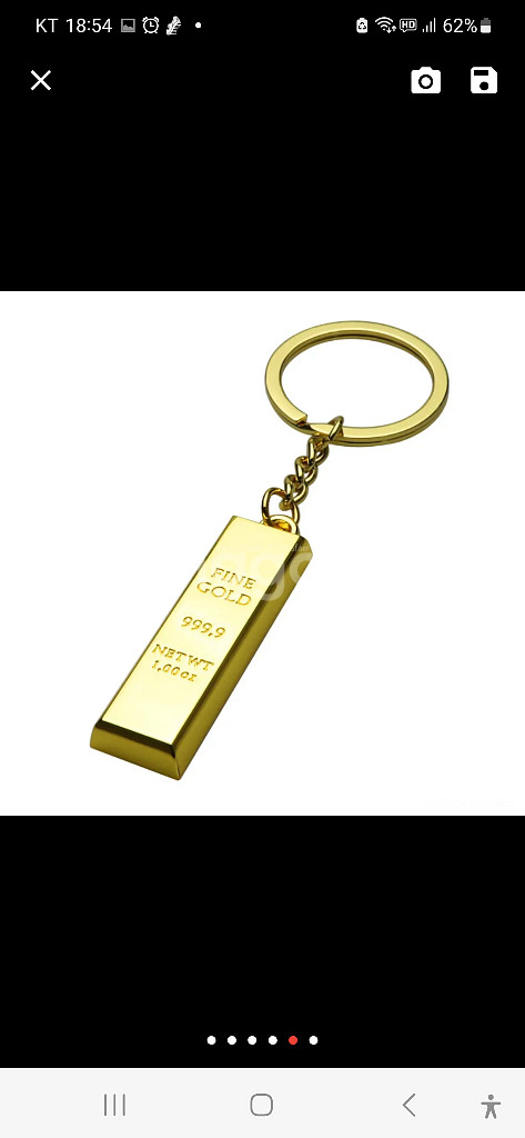 팬던트 열쇠고리 금도금 4개--1