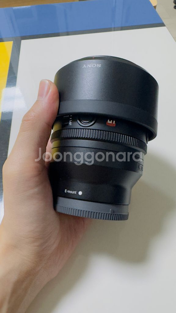 소니 50.4 gm 50mm 1.4 렌즈 팝니다(신동품--2