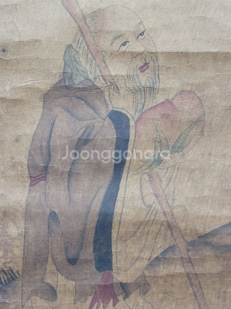 신선도 고화 그림 골동품--2