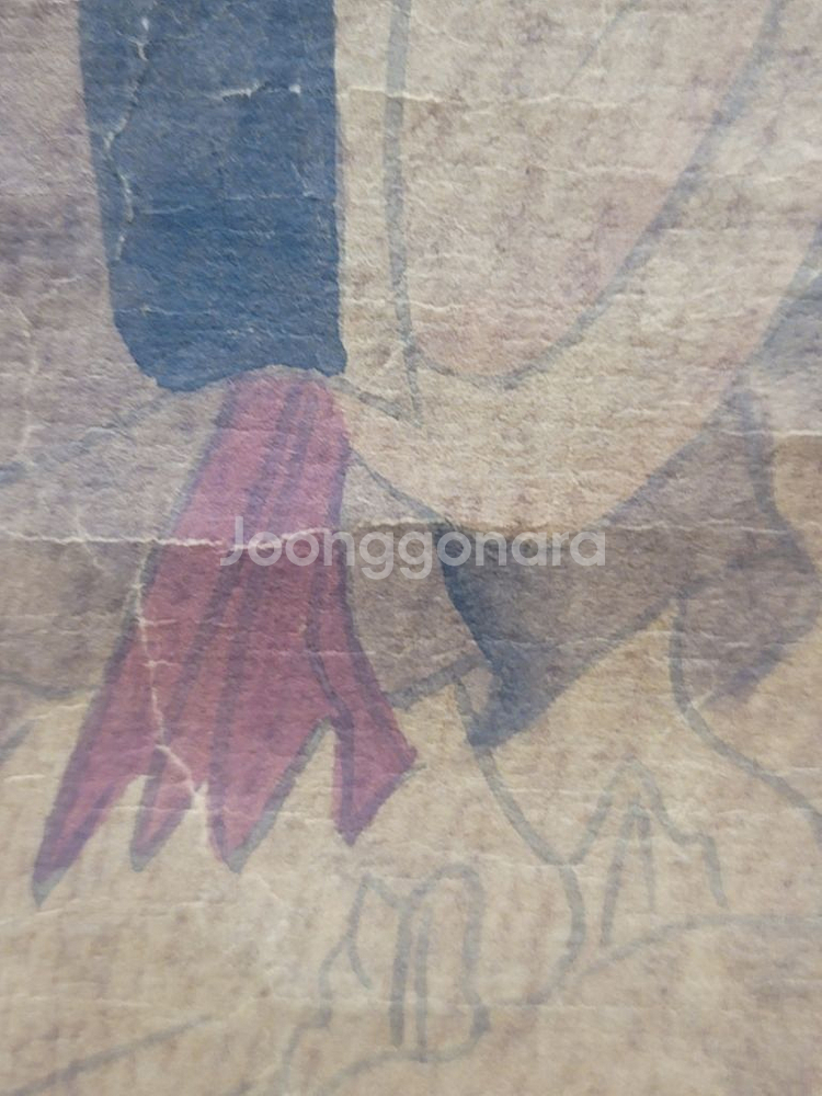 신선도 고화 그림 골동품--4