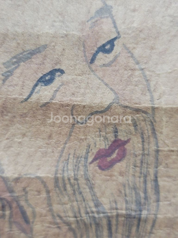 신선도 고화 그림 골동품--5