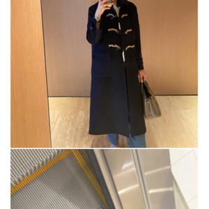 (가격내림)듀라운지 핸드메이드 후드코트(떡볶이코트)