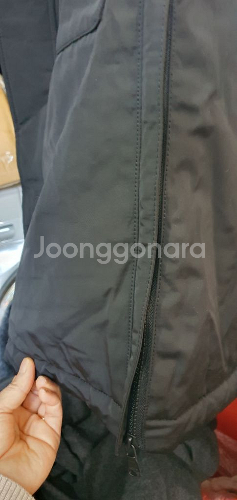 헤지스 롱 구스다운패딩점퍼--3