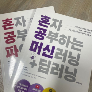 혼자 공부하는 파이썬 / 머신러닝+딥러닝 외 2권