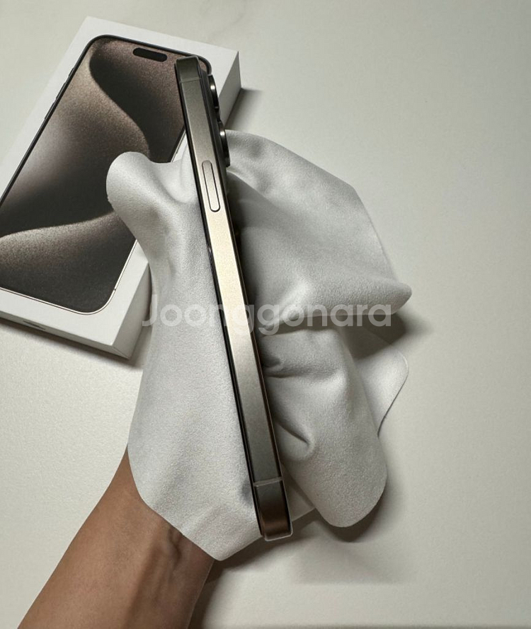 아이폰15프로맥스 512기가 네츄럴티타늄 자급제 새폰급--5