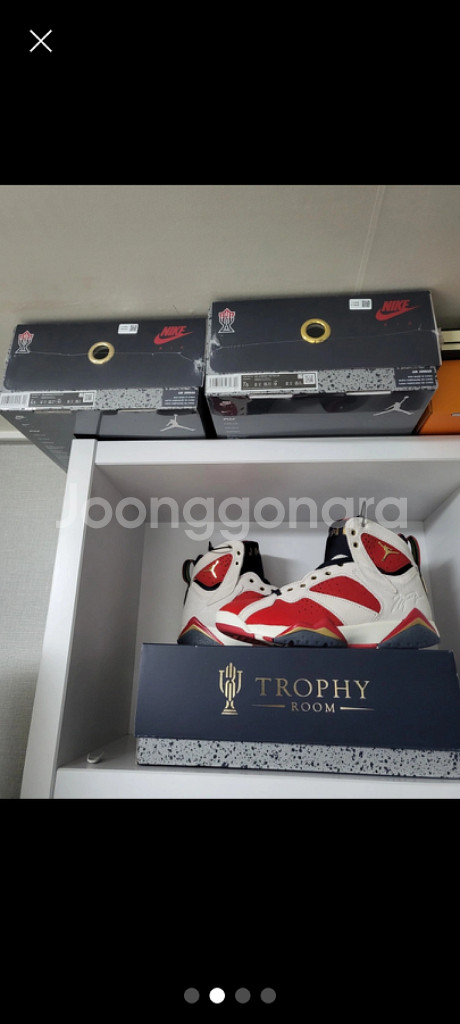 미개봉)조던7 트로피룸 255 260--1