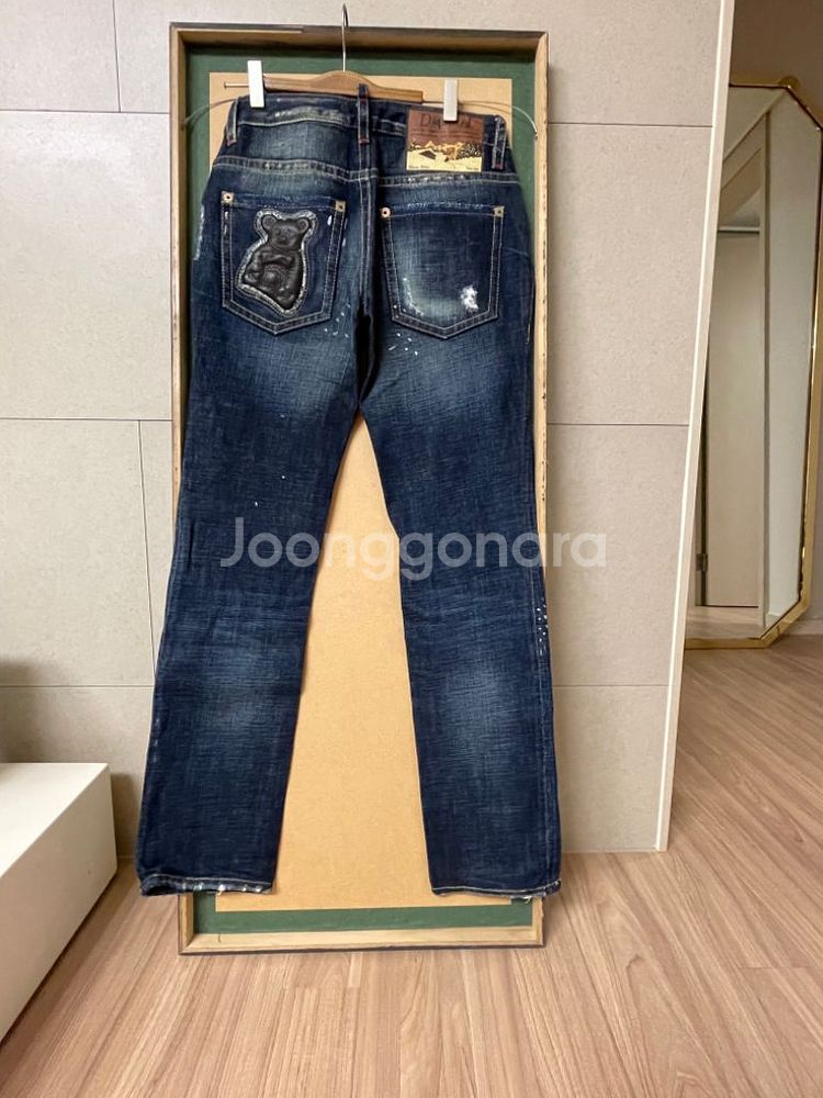 새상품 디스퀘어드 정품 곰돌이버전 청바지--4