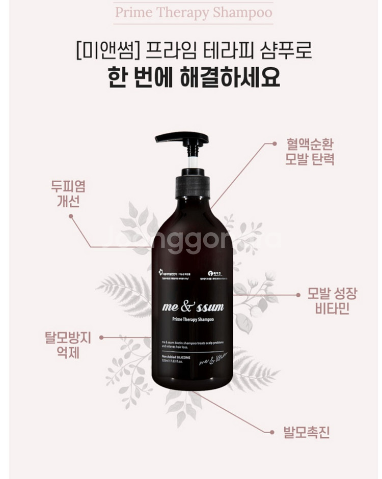 머리숱진짜많아져요!천연탈모샴푸1+1--1