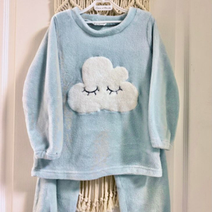유아 극세사 구름 수면 잠옷