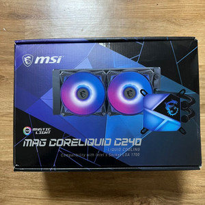 MSI MAG 코어 리퀴드 C240 팝니다