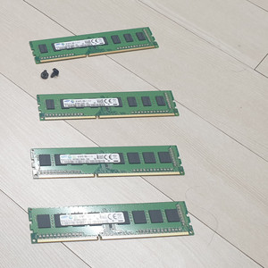 삼성 DDR3 pc3-12800u 4GB x 4