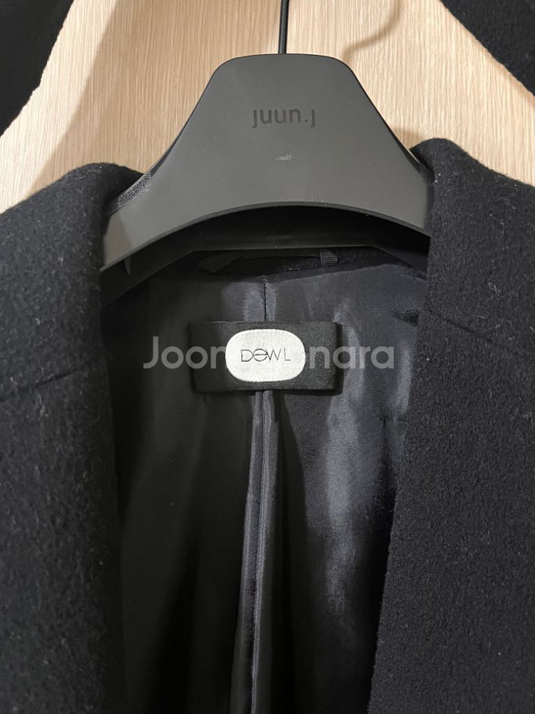 듀엘dewel 로브코트 블랙(55사이즈)--1