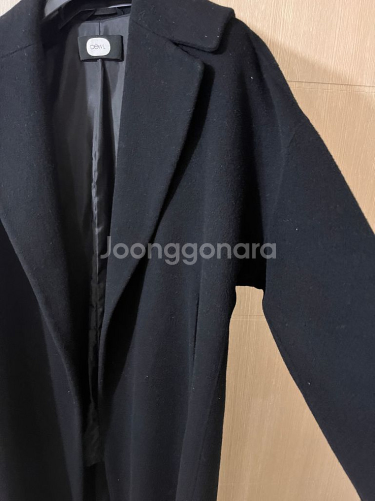 듀엘dewel 로브코트 블랙(55사이즈)--6