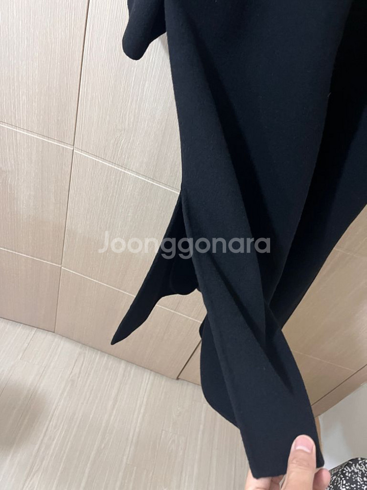 듀엘dewel 로브코트 블랙(55사이즈)--5