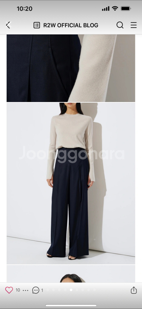 R2W 니트 Annika cuffs knit--1