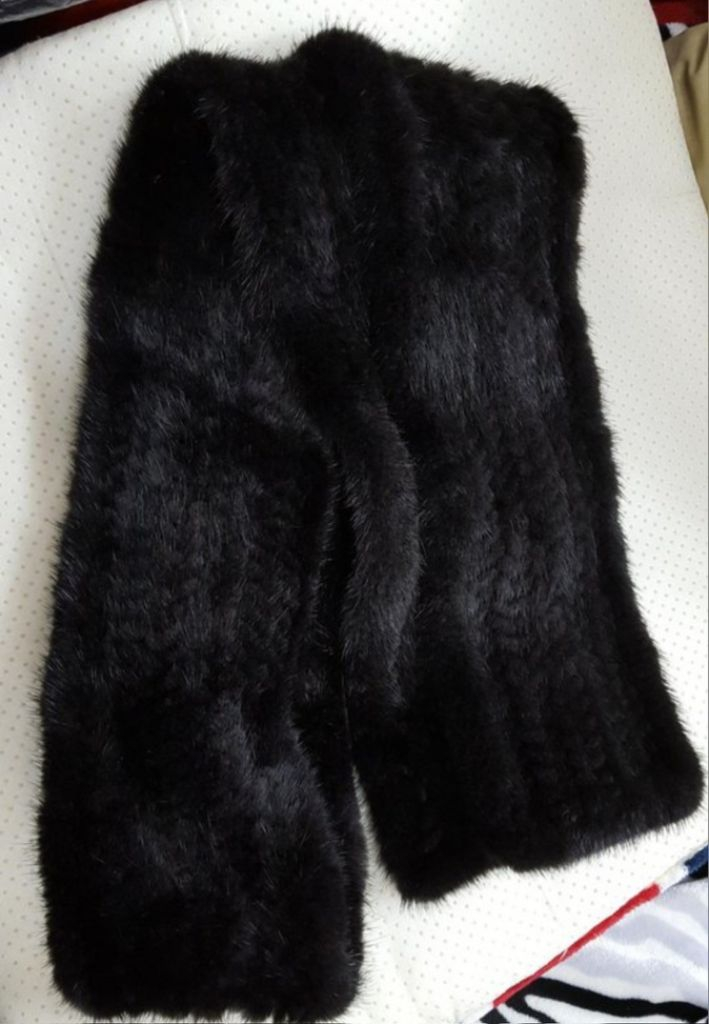 쉬본 바이 진도 밍크목도리--3