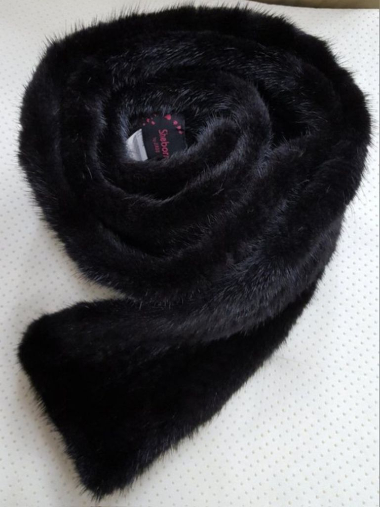 쉬본 바이 진도 밍크목도리--6