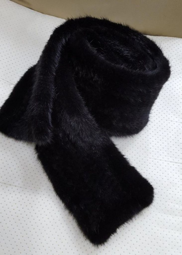 쉬본 바이 진도 밍크목도리--5