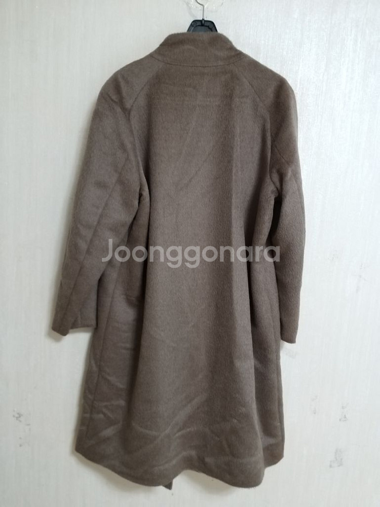 여성 미샤 라마 롱코트 (오버핏95-100)--7