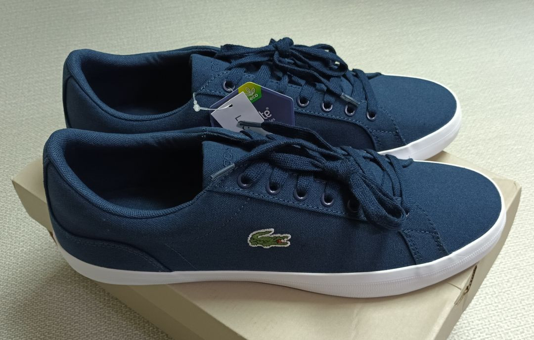 라코스테 르론드 스니커즈 네이비 285 박스채새상품--1