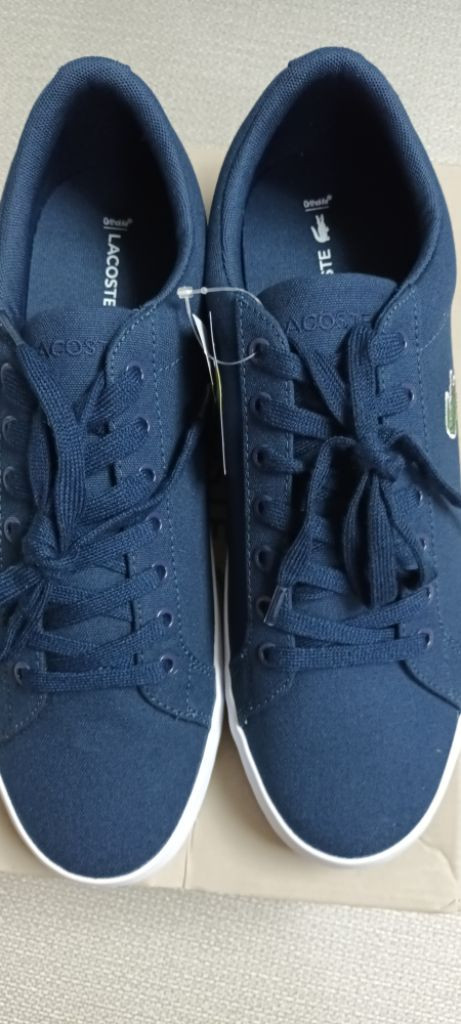 라코스테 르론드 스니커즈 네이비 285 박스채새상품--2