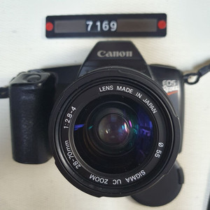 캐논 EOS 레벨 필름카메라 28~70mm 렌즈 장착