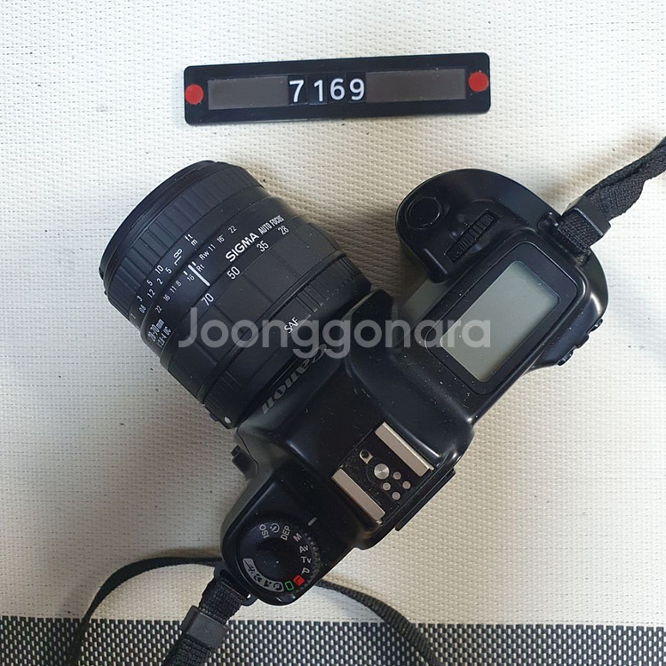 캐논 EOS 레벨 필름카메라 28~70mm 렌즈 장착--2