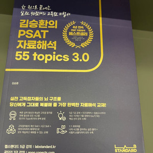 김승환의 PSAT 자료해석 55 Topics 3.0