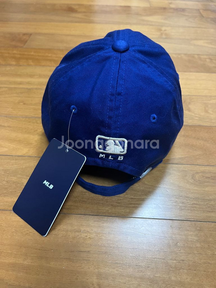 새상품 mlb 볼캡 모자 로얄블루--1