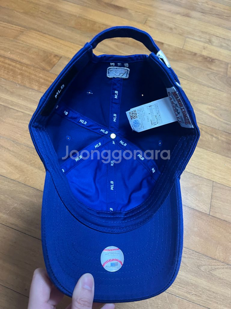 새상품 mlb 볼캡 모자 로얄블루--2