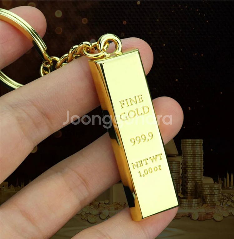 팬던트 열쇠고리 금도금 4개--5